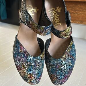 Rieker leather Mary Jane's